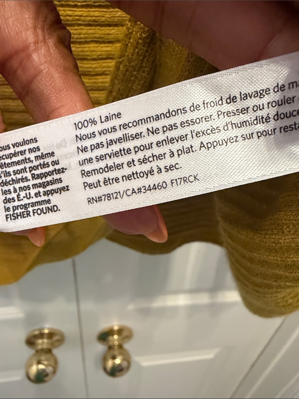 Eileen Fisher Golden Yellow Ribbed Scoop Neck Sweater - Picture 4 of 5